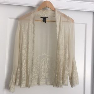Lucky Brand sheer cardigan